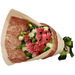 Ten Gerberas Bouquet  Smile Day